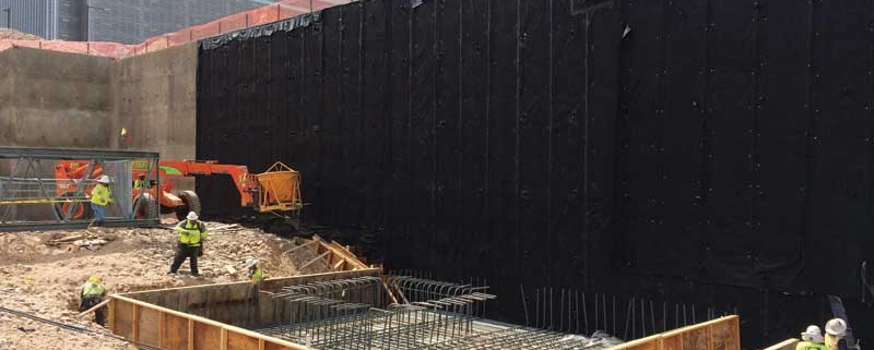 Blindside Waterproofing Contractors Toronto Project