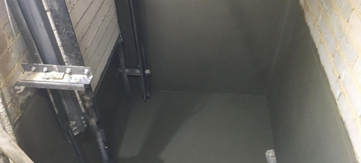 elevator pit waterproofing