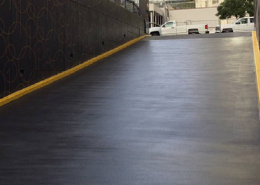Underground garage traffic coatings
