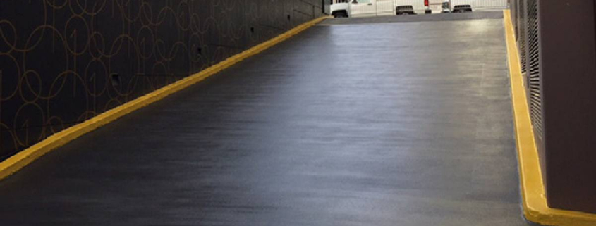 Underground garage traffic coatings